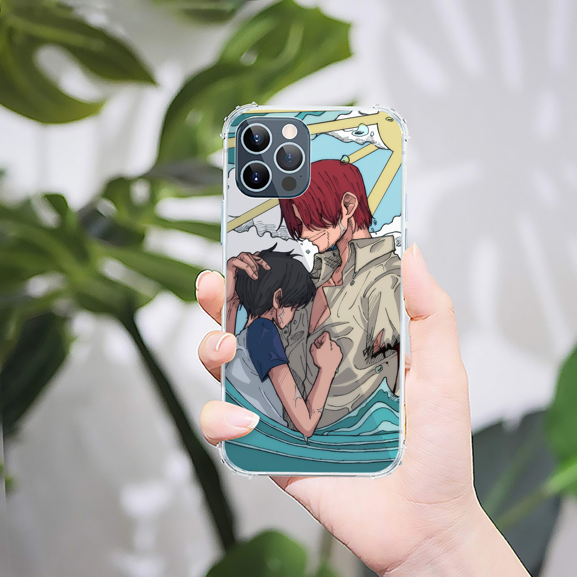 ワンピース ONE PIECE 【iPhone 12シリーズ対応】透明スマホケース（クリアソフトケース）